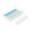 Interdental Silicone Brushes 200 Units Dental Toothpicks Brush Between Teeth With Thread Oral Cleaning Tools