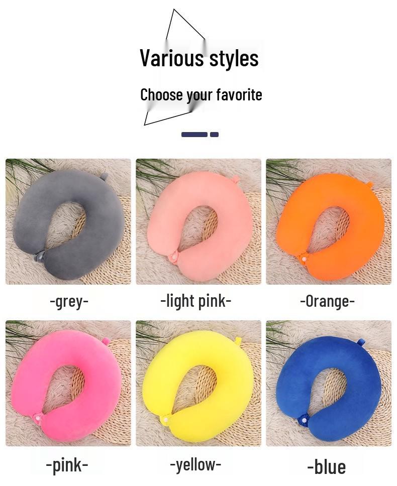 U-Shaped Neck Pillow for Cervical Support - Travel & Car Nap Pillow