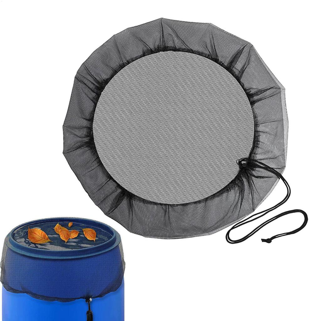 60-100cm Mesh Cover Netting for Rain Barrel Water Collection Bucket Raindrop Anti-fall Leaves Filter Net Water Protection Tools