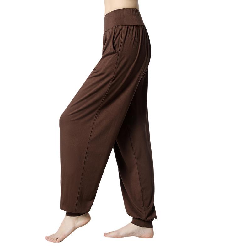Modal Exercise Sports Trousers for Yoga and Dance, Loose Fit Large Size Bloomers