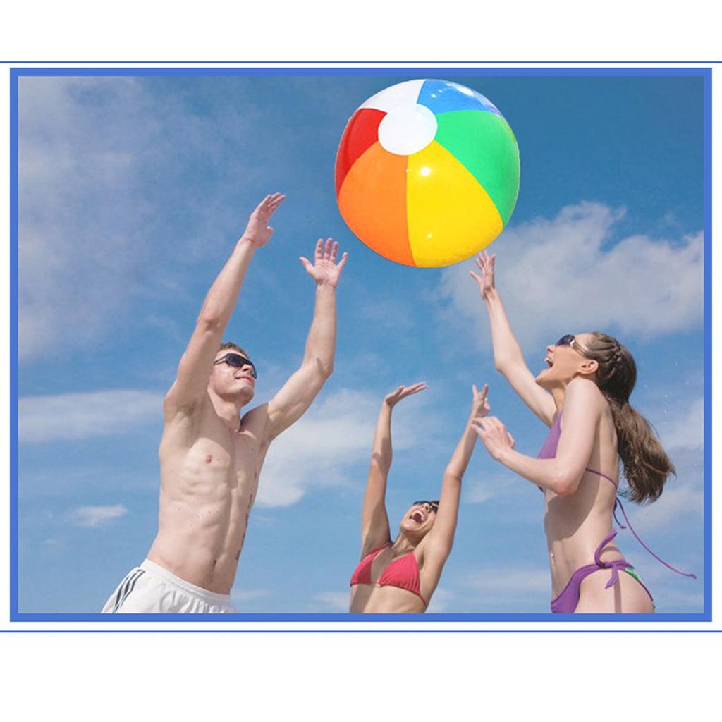 PVC Inflatable Sequin Beach Ball  Sports Luminous Ball