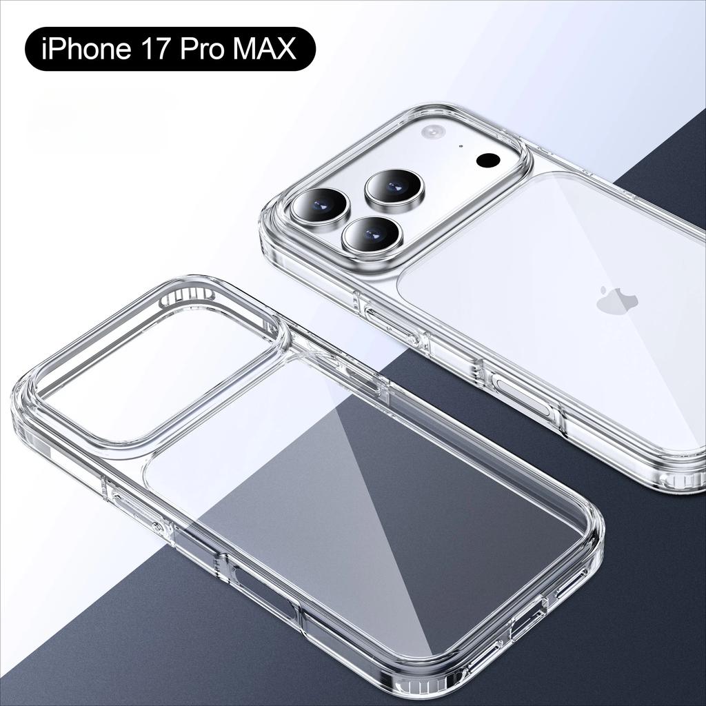 Transparent Clear Magnetic Wireless Charging Protection Phone Case for IPhone 17 Pro Max 17 Air iPhone17 Camera Protect Cover