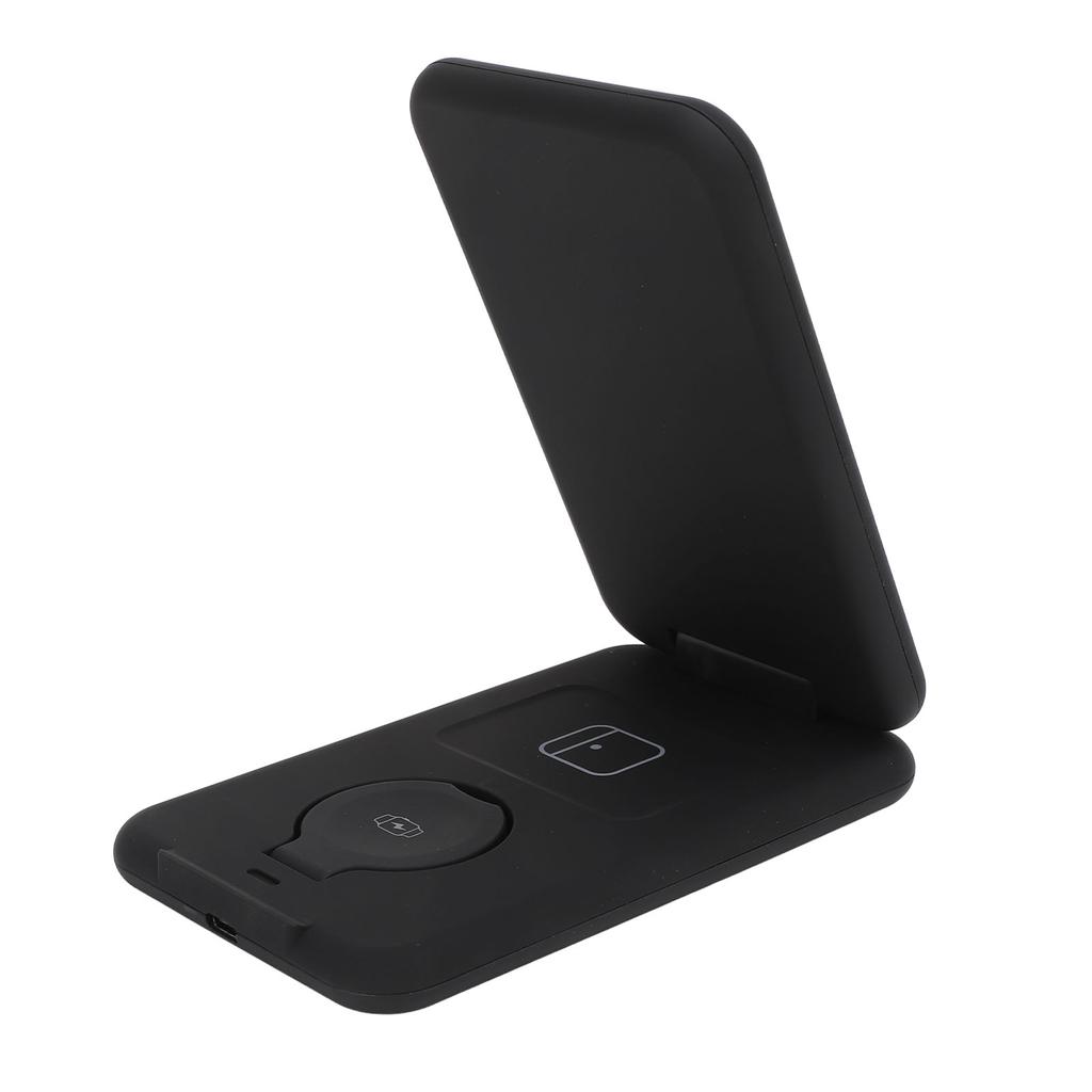3 in 1 Charging Station for IOS 15 14 13 Series Plastic Foldable Travel Smartphone Smartwatch Wirele
