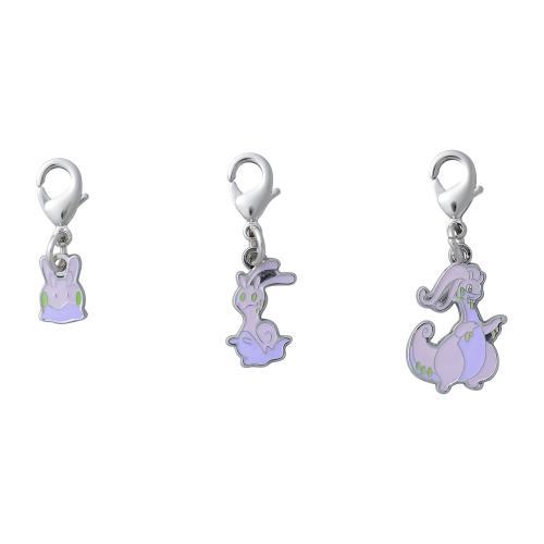 

[Pokemon] Pokemon Center National Pokedex Metal Charm - Goomy, Sliggoo, Goodra (#704, #705, #706)