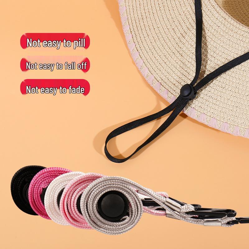 Adjustable Windproof Hat Cord with Mask Lanyard