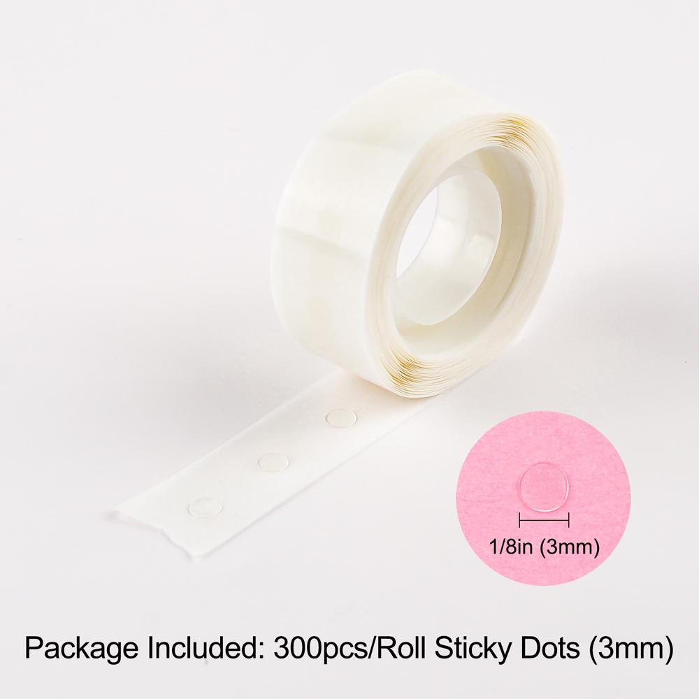 

1pc 3mm and 5mm Ultra Thin Double-sided Adhesive Dots Clear Mini Glue Dots for Scrapbooking Paper Card Making Craft Dots