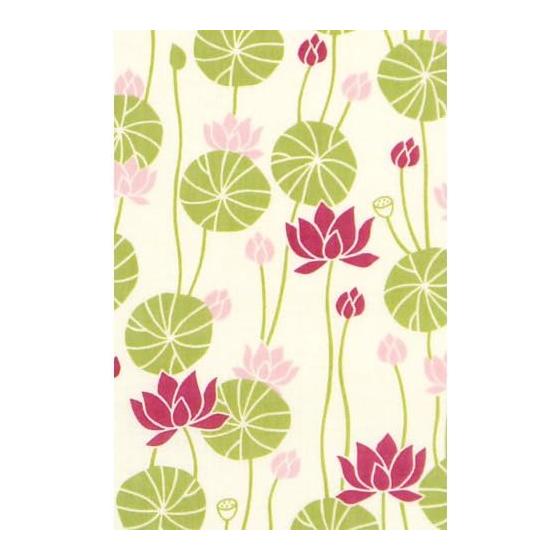 Hamamonyo Tenugui Lotus Off 100% Cotton