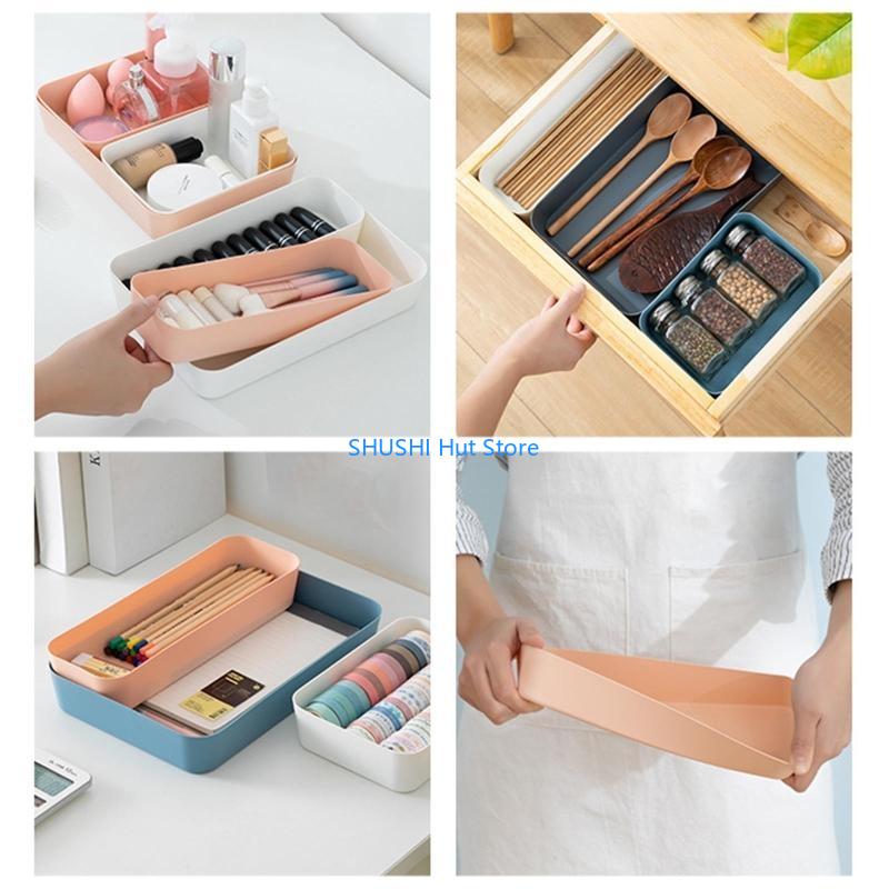 Simple Drawer Storage Box Desktop Multifunctional Boxes Container D57B