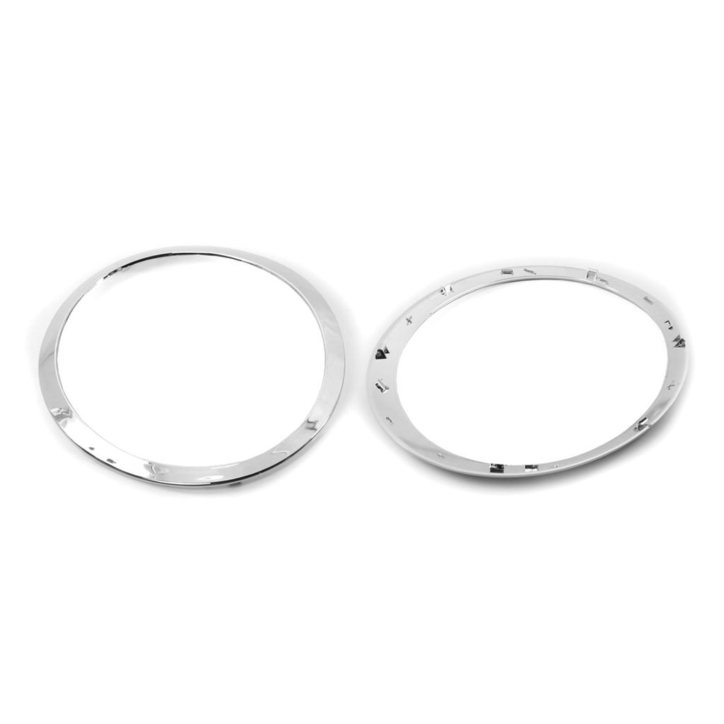 Headlight Trim Ring 2pcs Replacement for BMW R55 MINI Cooper 2008 2015 OEM 51137149905 51137149906