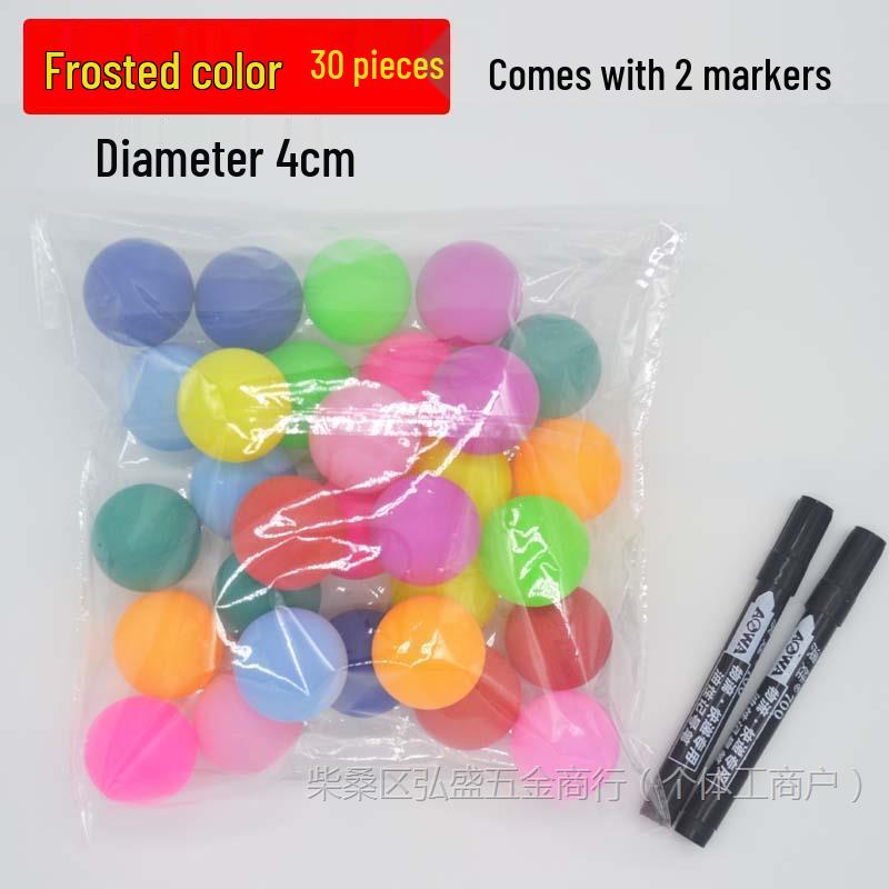 Bagged Frosted Two-Color Ping Pong Balls, 150-Pack, for Shake-Shake Ball Machine Activities