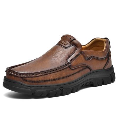 Zapatos de Cuero Hechos a Mano Zapatos Oxford Casuales de Negocios para Hombre Zapatos Planos Mocasines Zapatos de Hombre