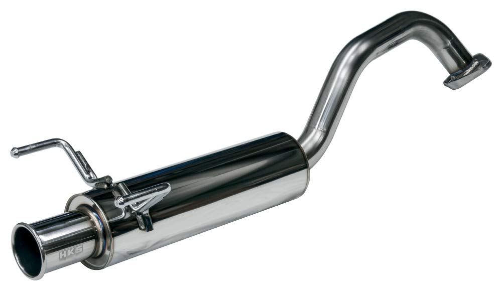 

HKS Automotive Sports Muffler Silent High Power Muffler Suzuki Crosby MN71S Vehicle Inspection Compatible Intake and Exhaust System Parts (XBEE) срібний