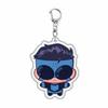 DC Young Hero Acrylic Keychain: Superhero Backpack Pendant & Anime Cartoon Collection Gift
