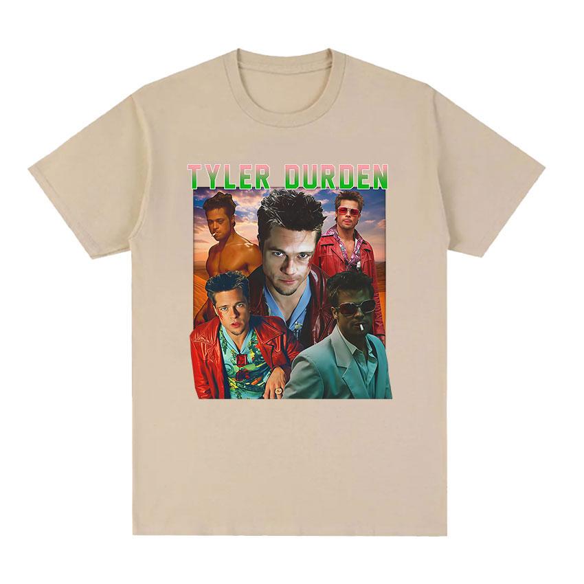 Tyler Durden Vintage Graphic T Shirt Women Gothic Fashion Short Sleeve Tshirts Casual 100 Cotton Oversized Tshirt Streetwear