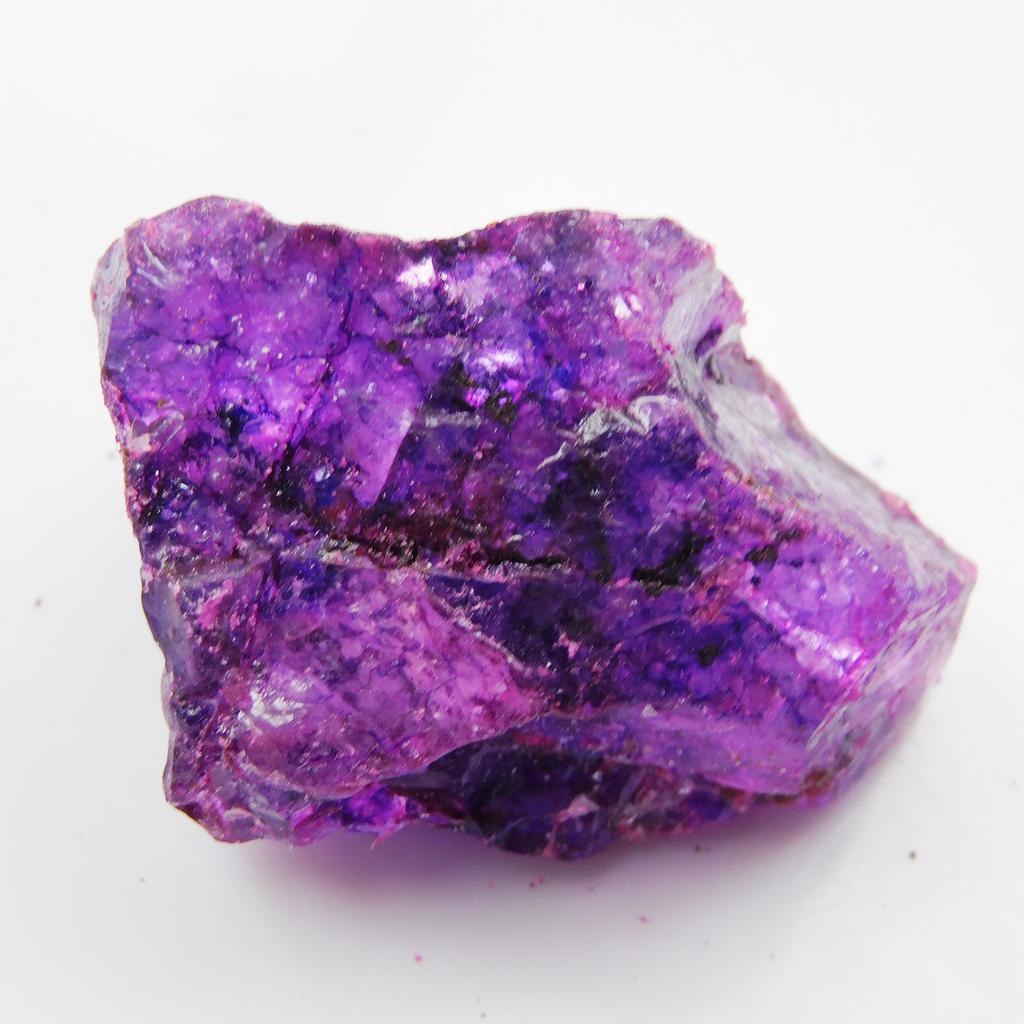 Natural Purple Sapphire Loose Gemstone Rough 229.70 Ct September Birthstone for Gem Collections