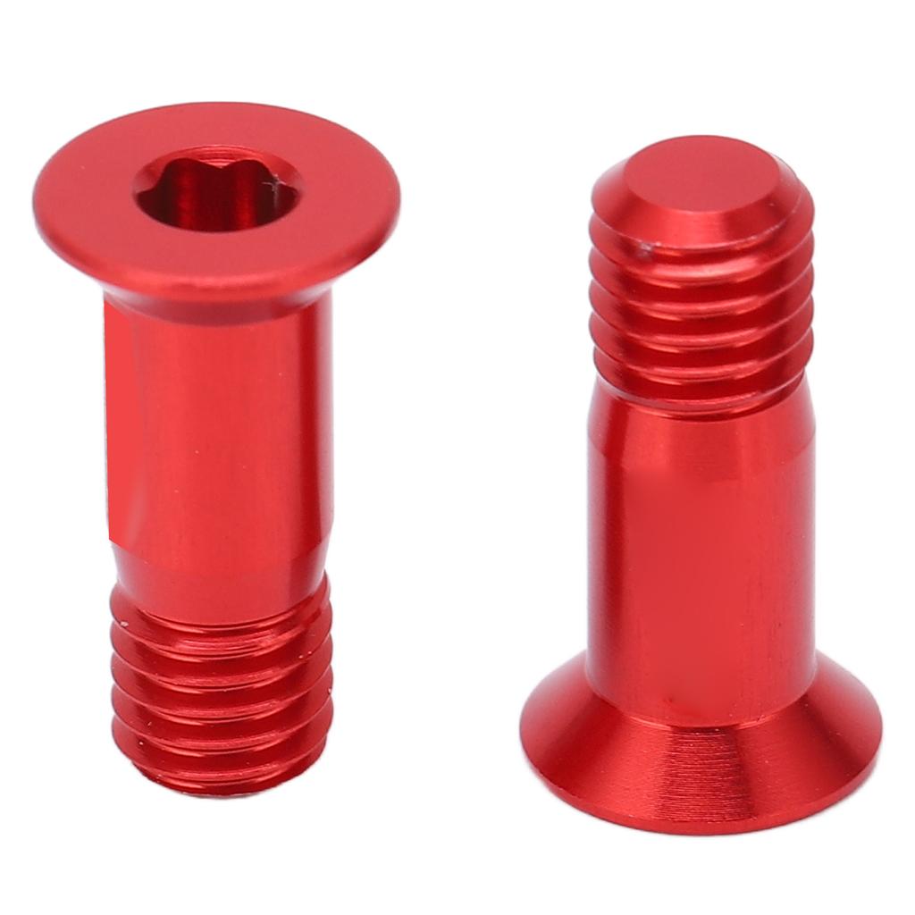 2 Pcs Screw Aluminum Alloy Rear Derailleur Sprocket Fixing Screw Modification Accessories