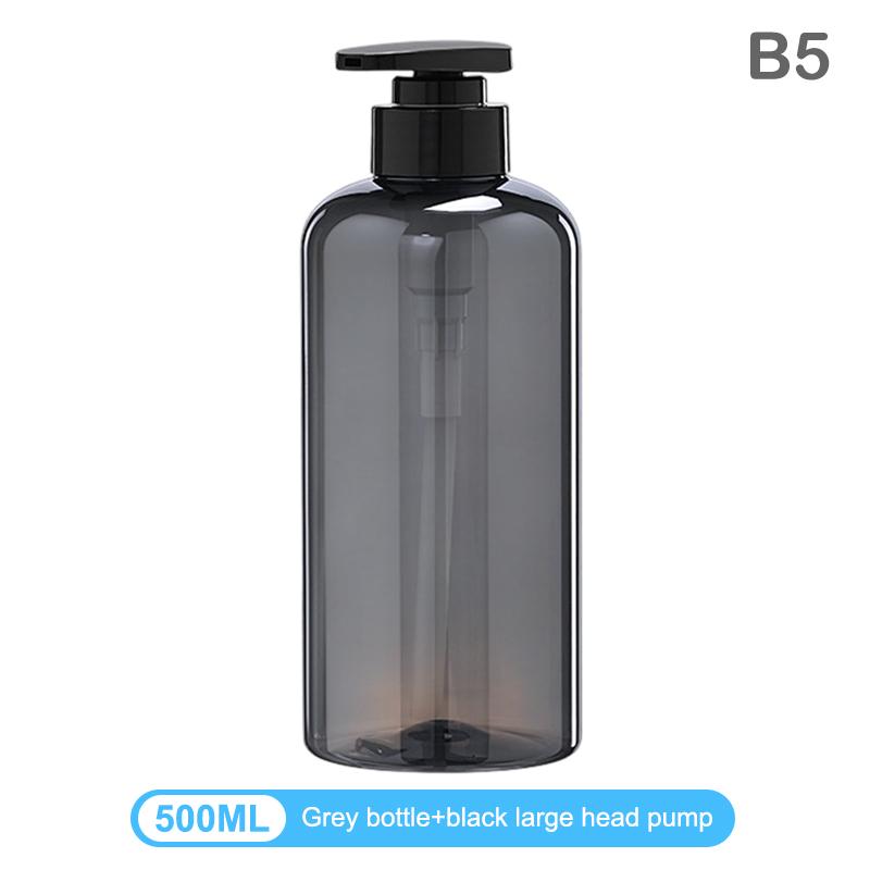 1Pcs Refillable 300/500 mL Dispenser Bottles – Empty Containers for Shampoo, Conditioner, Body Wash, and Liquid Soap