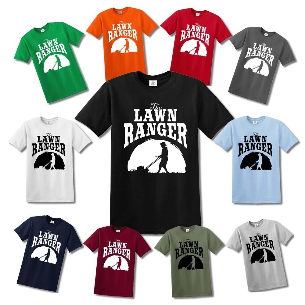 THE LAWN RANGER RIDES AGAIN LAWN TRACTOR T-shirt TOP TEE