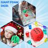 Squishy Foam Dice Stress Balls Soft Jumbo Dice Educational Learning Squeeze Anxiety Relieve Toy Gifts for Adults Kids Board Game