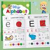 48 Pages, A-Z Alphabet Exercise Book, Writing Practice, Creative Coloring Adventure Drawing Book, English Homework Copybook