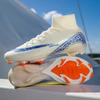 Soccer Cleats for Mens Womens Turf Indoor Soccer Shoes for Sport Unisex High Ankle FG TF Football Boots Youth Sport Activities Training Shoes