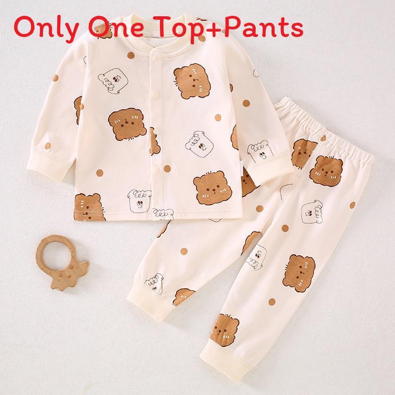 Baby Toddler Cotton Underwear Set With Cartoon And Striped Patterns For All Seasons
