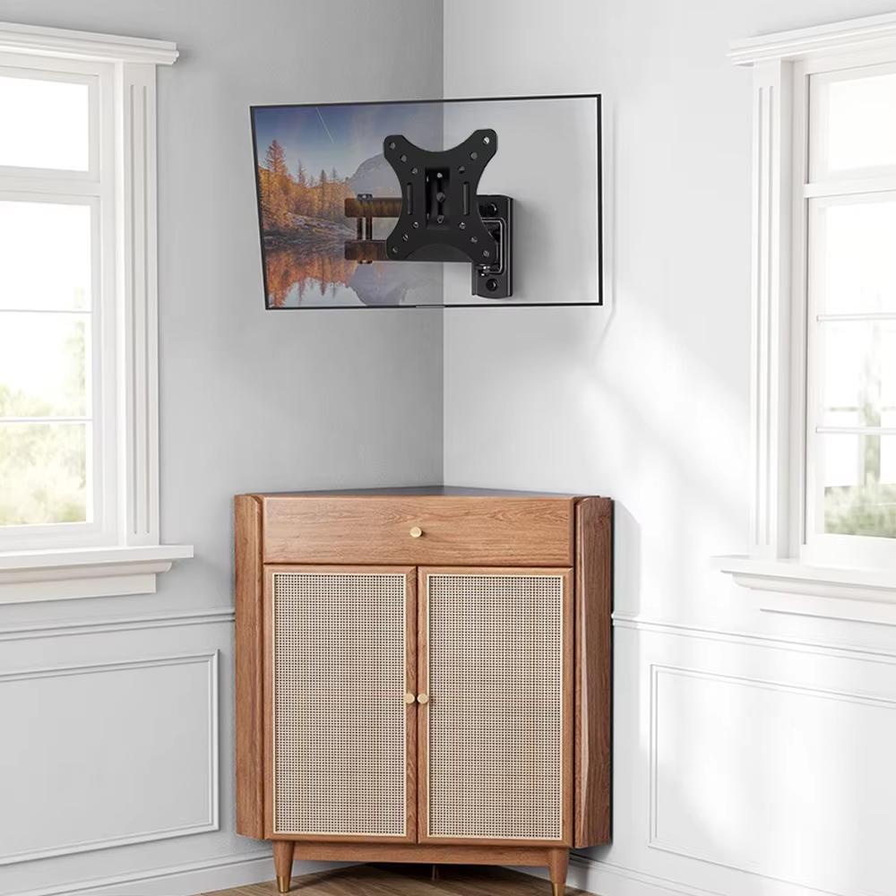 Suport de Perete pentru Monitor TV cu Mișcare Completă Brațe Articulate Pivotare Înclinare Extensie Rotație pentru Majoritatea Televizoarelor Plate Curbate de 10-32 Inch