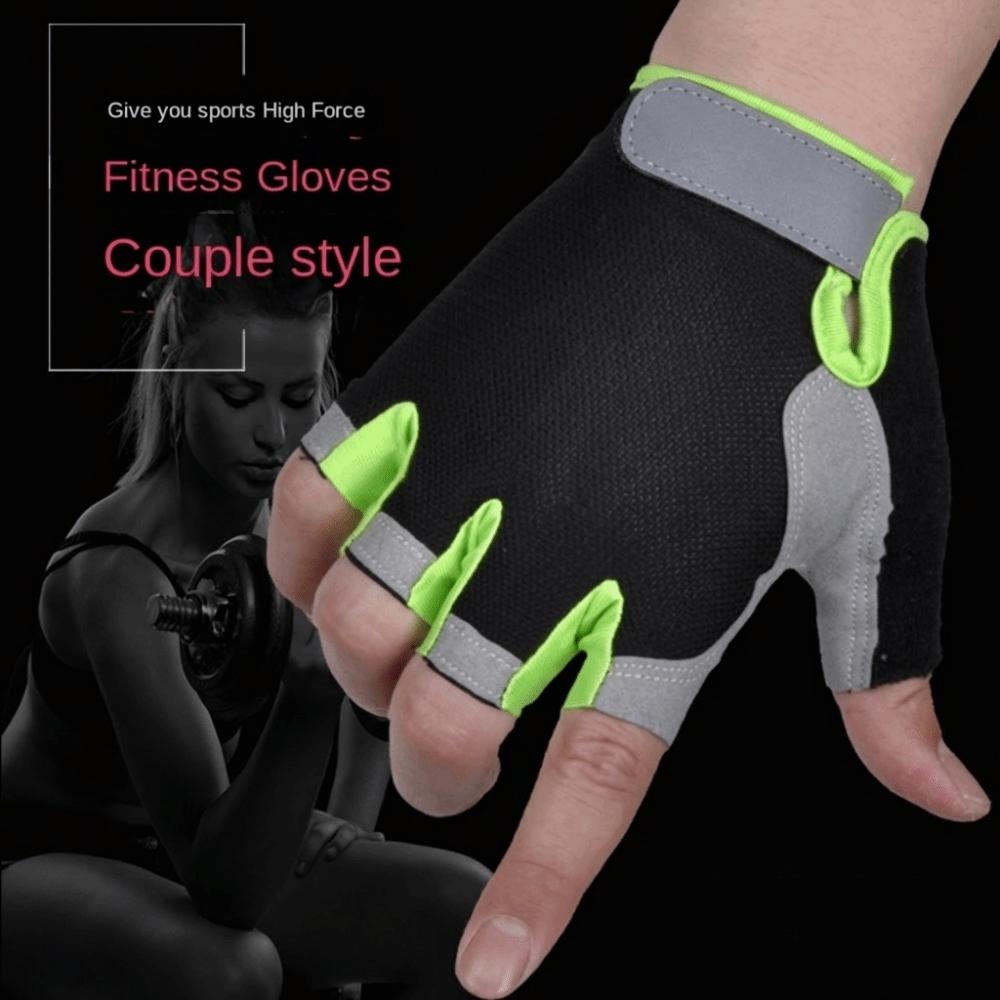 Fingerlose Damen Herren Fahrradhandschuhe Atmungsaktives Fahrradzubehör Wandern Camping