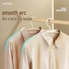 5-Piece Anti-Slip Wide Shoulder Clothes Hangers with Anti-Bump Design for Home Use
