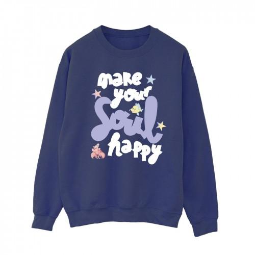 Disney Womens/Ladies The Little Mermaid Happy Sweatshirt