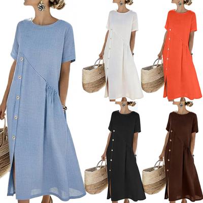 Vestido Casual de Moda para Mujer -color