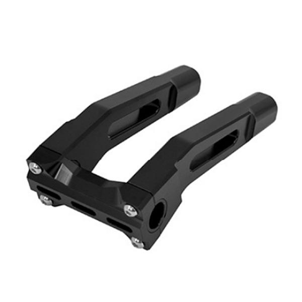 Harley Dyna Fat Boy 10 Handlebar Risers & Mounting Bracket None