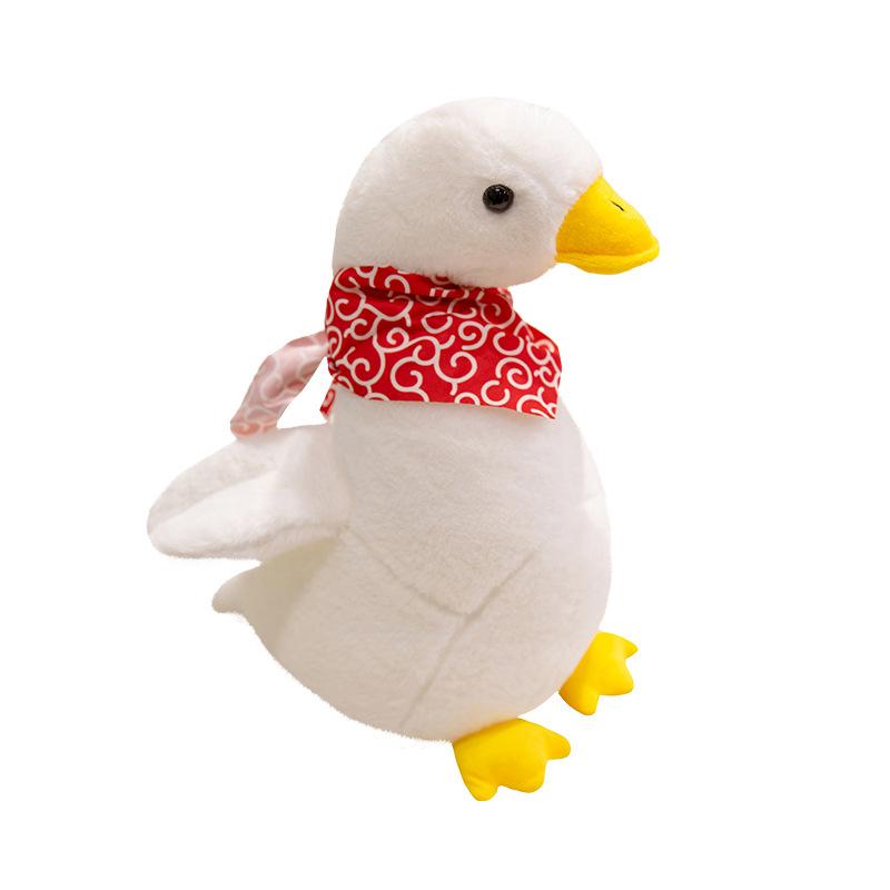 Cartoon Pastoral Big White Duck Doll Plush Toy Duckling Doll Children Accompany Soothing Pillow Rag Doll