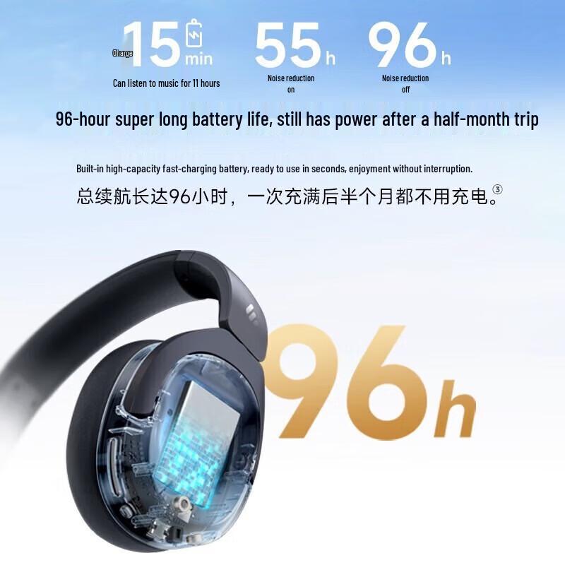 Edifier W830NB Active Noise Cancelling Over-Ear Bluetooth Headphones