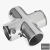 316 Stainless Steel Tube Pipe Connector Super Anti-corrosion No Rust for Ocean Yacht Dock Outdoor Awning Tube Fastener