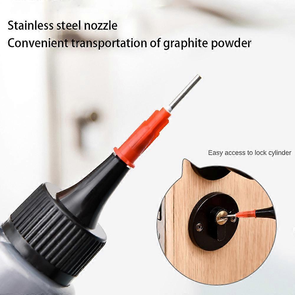 3Pcs 50mlDoor Lock Graphite Lubricant Long-lasting Lubricating And Maintaining All Hinges Locks Doors Hoods Household Repair Supplies