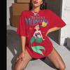 Women's T-Shirt Animal Cat Pattern Retro Fashion Classic Short-Sleeved Round Neck Women Summer Clothing