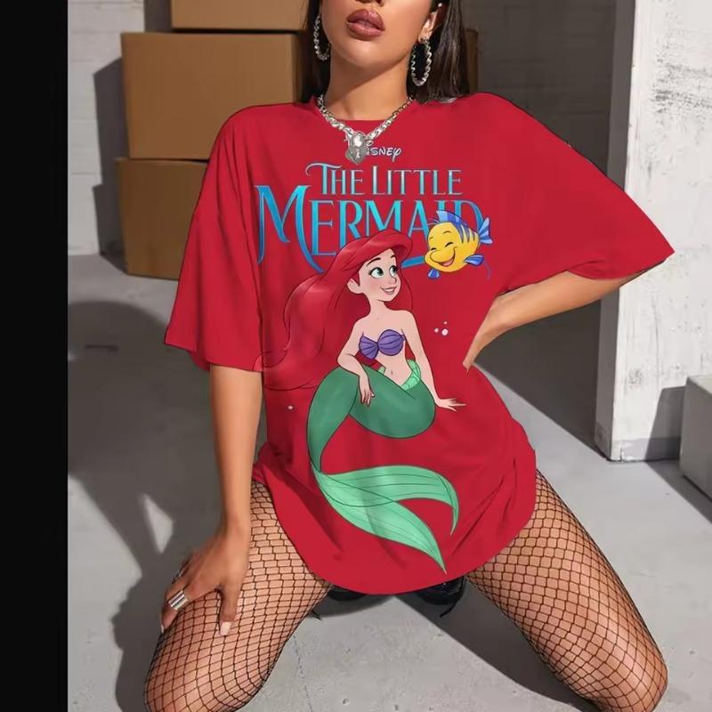 Women's T-Shirt Animal Cat Pattern Retro Fashion Classic Short-Sleeved Round Neck Women Summer Clothing