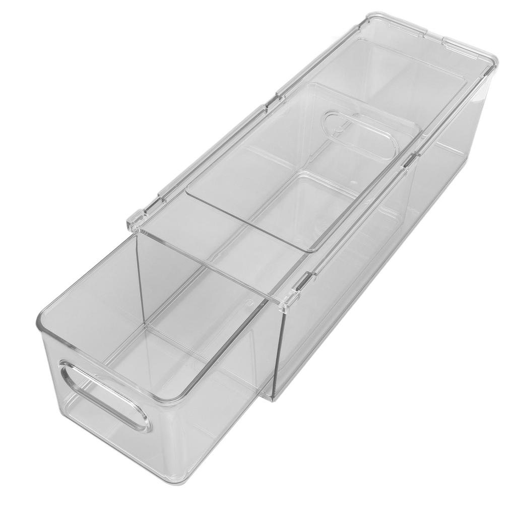 Drawer Storage Box Multifunctional Stackable Storage Container for Toothpaste Hairspray Soap Makeup