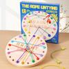 Twisted Connected Line Rope Untangling Toy Logical Thinking Board Rope Puzzle Game  Children Toys