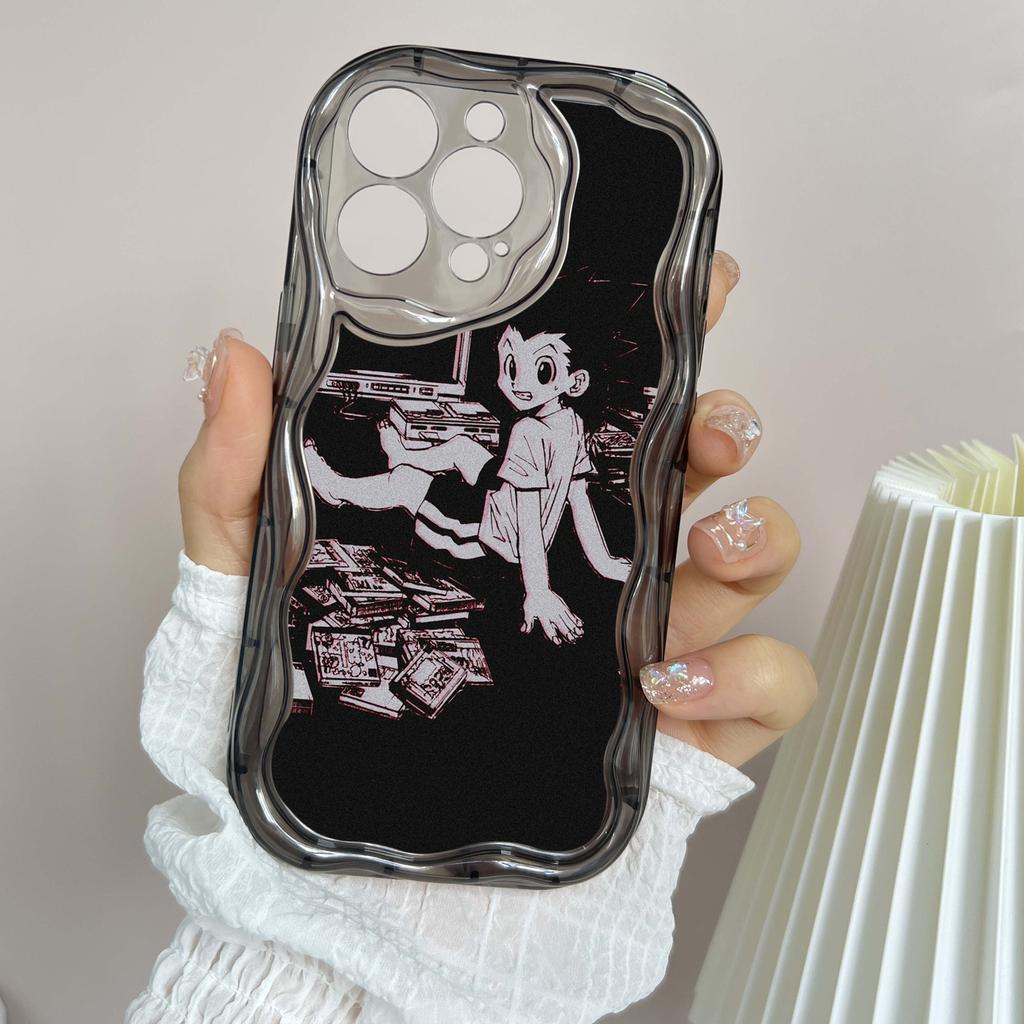 Ae82 Hunter X Hunter Anime Art Protective Phone Cases for Apple iPhone 16 15 14 13 Pro Max 11 12 mini XR 7 8 6s Plus XS Max SE Wave TPU Back Cover