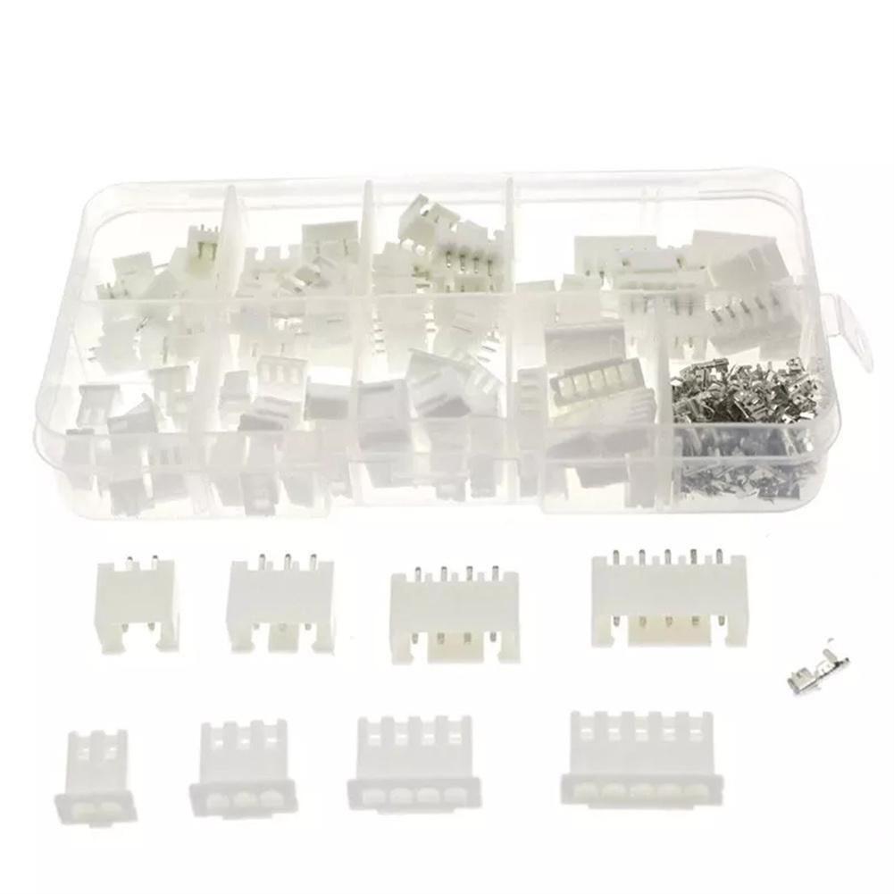 230PCS For JST XH2.54mm 2 3 4 5 Pin Board Connectors Plug Mini  Male Female Kit