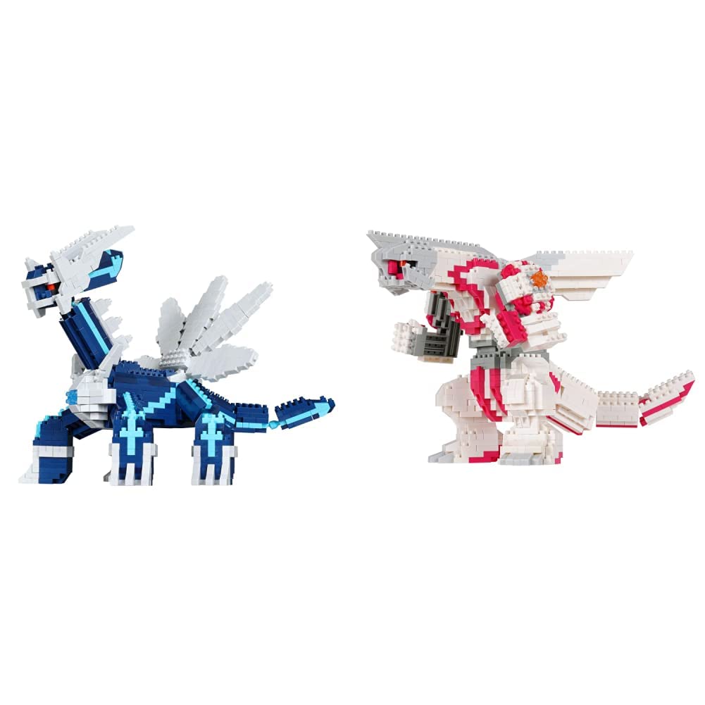 Kawada Nanoblock Pokemon Set Pocket Monsters Dialga Deluxe Edition NBPM094 + Palkia NBPM095