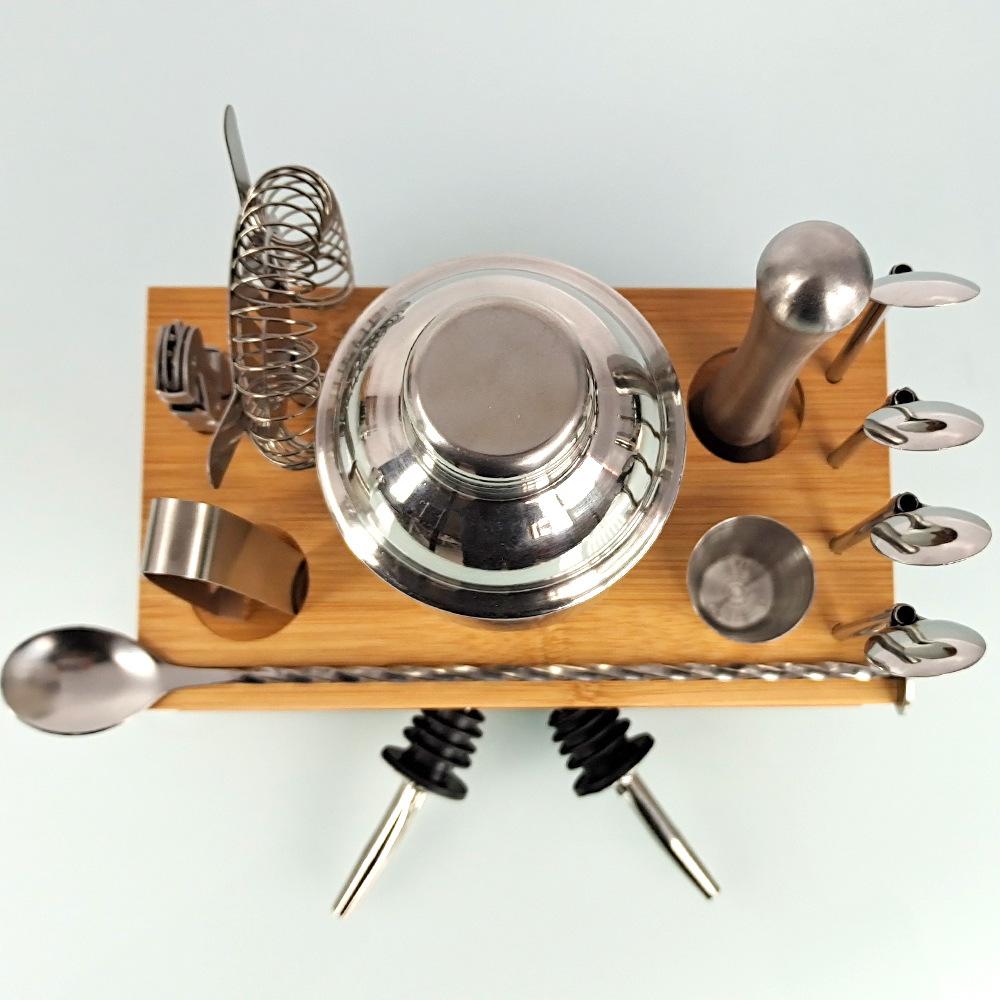 Stainless Steel Shaker, Cocktail Shaker, 14-Piece Set, Shaker Shaker