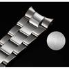 Wowta Submariner Daytona Solid Stainless Steel Arc Edge Band Fit