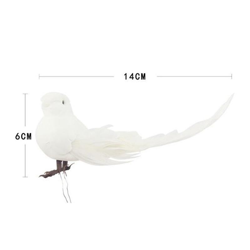 1ks Mini dekorativní hračky Umělé pěnové peří Mini Birds Craft Birds Pro