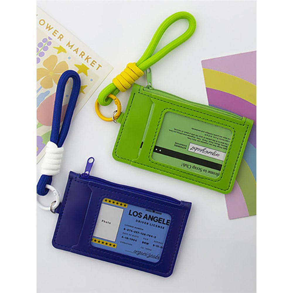 Briskstyle lebendige Farbe Riemen Leder Kartenetui