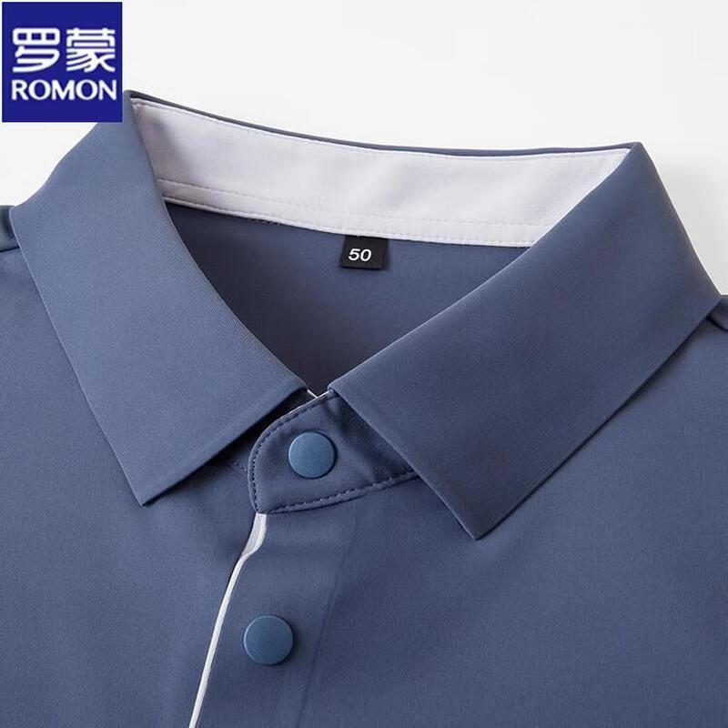 ROMON Men's Ice Silk Cooling Polo Shirt