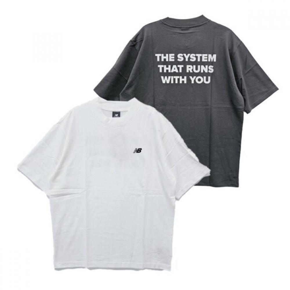 

New Balance Unisex Oversized T shirT Nbnee2s081 (10)White/095(M)