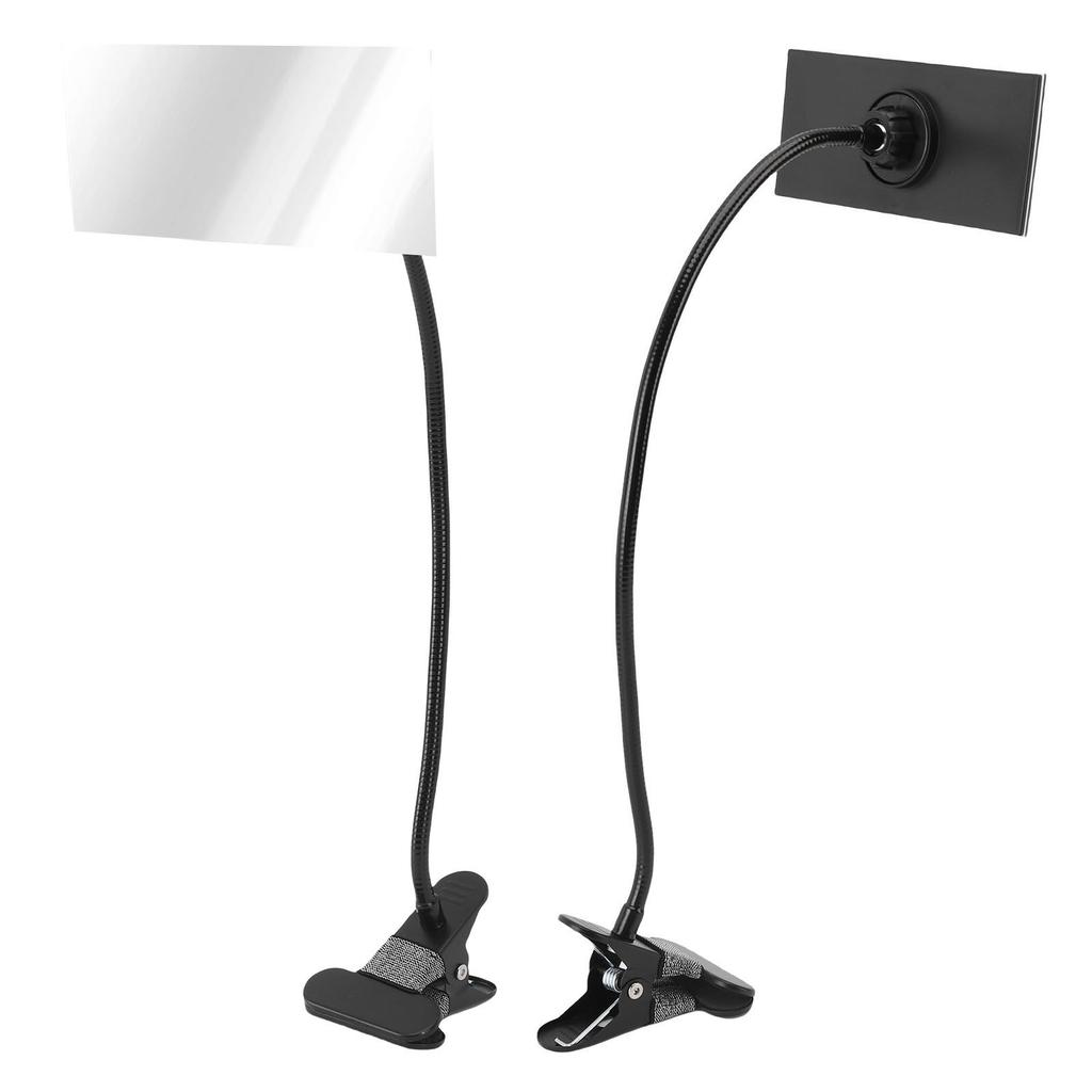 Clamp On Security Mirror Flexible Convex Cubicle Mirror for Personal Safety Anywhere Rectangle